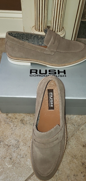 Gordon Rush Other - Gordon Rush Joseph Suede Penny Loafers